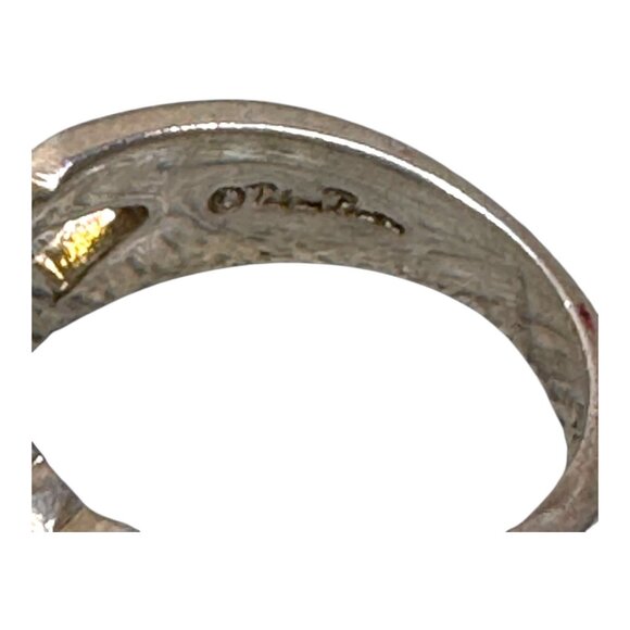 Tiffany & Co Paloma Picasso Sterling Silver 925 Heart Ring Size 5 Endless Love - Picture 5 of 8